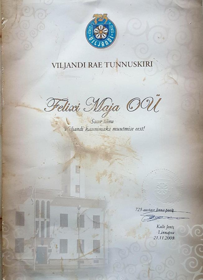 Felixi Maja Hotel Viljandi  Buitenkant foto